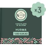 Ginger İstanbul Hurmalı %60 Bitter Tablet Çikolata Seti 3 Adet x 40 gr