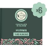 Ginger İstanbul Hurmalı %60 Bitter Tablet Çikolata Seti 6 Adet x 40 gr