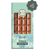 Ginger İstanbul Stevia %80 Bitter Tablet Çikolata Seti 6 Adet x 80 gr