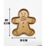Gingerbread Adam Zencefilli Adam Şekillendirici Kalıp Kurabiye Oyun Ve Şeker Hamur Kesici