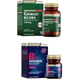 Ginkgo Biloba 60 Tablet + B12 Vitamini 1000 Mcg 60 Dilaltı Tableti