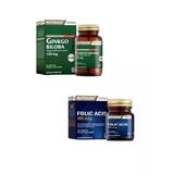 Ginkgo Biloba 60 Tablet + Folik Asit Takviyesi 400 Mcg 100 Tablet