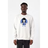 Gintama Anime Kotaro Minimal Beyaz Erkek 2ip Sweatshirt