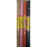 Ginza Oluklu Mukavva 50X200 4`lu - Siyah - Turuncu - Pembe - Açık Kahverengi