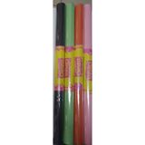 Ginza Oluklu Mukavva 50X200 4`lu - Siyah - Yeşil - Turuncu - Pembe