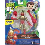 Giochi Preziosi Ben 10 Aksiyon Figürleri Metalik Tema Heatblast