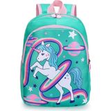 Gioio Kız Çocuklar Için Unicorn Schoolbag Mochila Çift Omuz Okul Çantaları Karikatür Sırt Çantası Su Geçirmez Moda Backpackscolor: F-Pink (Yurt Dışından) - Renkli