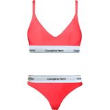Giorgina Ferri 2’Li Set Kadın Günlük Kullanıma Uygun Spor Sütyen+ Tanga Külot Kelly - XS - Kırmızı
