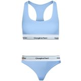 Giorgina Ferri G-254 E Bianca Günlük Kullanıma Uygun Kadın Spor Bralet+Tanga Külot 2’li Set