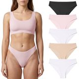 Giorgina Ferri Premium 5’li Kutu Kadın Lazer Kesim Dikişsiz Mikro Modal Slip Külot LUNA (G-001 A, M)