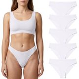Giorgina Ferri Premium 5’li Kutu Kadın Lazer Kesim Dikişsiz Mikro Modal Slip Külot LUNA (G-001 C, XL)