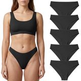 Giorgina Ferri Premium 5’li Kutu Kadın Lazer Kesim Dikişsiz Mikro Modal Slip Külot LUNA (G-001 D, 2XL)