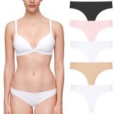 Giorgina Ferri Premium 5’li Kutu Kadın Lazer Kesim Dikişsiz Mikro Modal Tanga Külot BELLA (G-002 A, M)