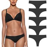 Giorgina Ferri Premium 5’li Kutu Kadın Lazer Kesim Dikişsiz Mikro Modal Tanga Külot BELLA (G-002 D, 2XL)