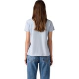 Giorgina Ferri Premium Kadın Ess Logo Tee T-Shirt Gabi - Mavi