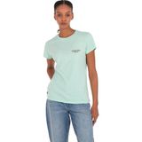 Giorgina Ferri Premium Kadın Ess Logo Tee T-Shirt Gabi - Mint