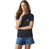 Giorgina Ferri Premium Kadın Ess Logo Tee T-Shirt Gabi - Siyah