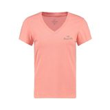 GIORGINA FERRI Premium Kadın ESS Logo V Yaka Tee T-shirt Irina