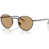 GIORGIO ARMANI 0AR6163J 300673 49 Unisex Güneş Gözlüğü - Metal Gri