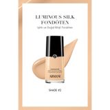 Giorgio Armani Luminous Silk Işıltılı ve Doğal Bitişli Fondöten 2 3614274277593