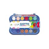 Giotto 24'lü Renkli Mini Sulu Boya 23 mm Çocuklar İçin 3 - 6 Yaş Uygun Boyalar