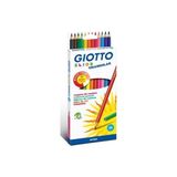 Giotto 275800 Elios Kuru Boya 12 Renkli Karton Kutu 12 Parça Üçgen Boya Kalemleri