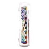 Giotto 331200 Aquarelli Glitter 8'li Sulu Boya
