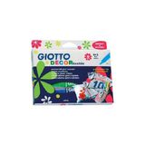 Giotto Decor Textile 6 Renk Kumaş Boyama Kalemi Keçeli Kalem Seti 4+2 Parça