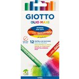 Giotto Hang Tab Box 12 Renk Oil Pastel Boya 293400