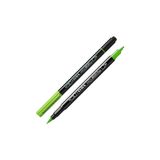 Giotto Lyra Aqua Brush Duo - 2'si 1 arada keçeli kalem, Apple Green
