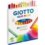 Giotto Olio Silindir 24LÜ Yağlı Pastel Boya - Çok Renkli