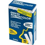 Giotto Robercolor 10’lu Beyaz Tebeşir Kalemler Sıfır İz Bırakma Özelliği ile Tahtaya Uygun 538700