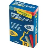 Giotto Robercolor 10'lu Kutu Tebeşir (Karışık Renkler ) - Çok Renkli - 10 Renk - Renkli Tebeşir