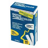 Giotto Robercolor Tozsuz Tebeşir 10'Lu Paket Beyaz