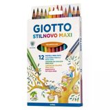 Giotto Stilnovo Maxi 12 Renk Kuru Boya Kalemi 225900