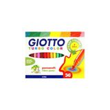 Giotto Turbo Color 36 Renk Keçeli Boya Kalemi 2,8 mm Uçlu Dayanıklı Kalem Seti