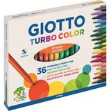 Giotto Turbo Color Keçeli Kalem 36'lı Renkli Kalem Seti 36 Parça 2.8 mm İnce Uçlu