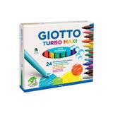Giotto Turbo Maxi Jumbo Keçeli Kalem Seti, 24'lü, Renkli