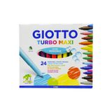 Giotto Turbo Maxi Kalın Keçeli Kalem 24 Renk