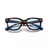 Giovanni Classic Havana Mavi Unisex Güneş Gözlüğü Mavi Lens