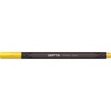 Gıpta 0.4 mm Sarı Üçgen Karton Kutu Fineliner Kalem