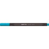Gıpta 0.4 mm Turkuaz Üçgen Karton Kutu Fineliner Kalem