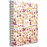 Gıpta 100 Things A4 80 Yaprak Kareli Spiralli Karton Kapak Seti 4 Adet Defter