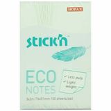 Gıpta 100 Yaprak 76 x 51 Stickn Eco Notes Pastel Yeşil Not Kağıdı