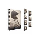 Gıpta 1004 Atatürk Sert Kapak 17x24 Spiralli Defter