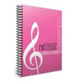 Gıpta 1581 Spiralli PP Kapak A4 60 Yaprak Müzik Defteri Pembe