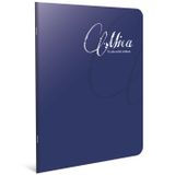 Gıpta 1702 Mica Dikişli PP Kapak A4 40 Yaprak Çizgili Defter Mavi