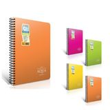 Gıpta 1916000 2011 Aqua Spiralli Pp Kapak Neon A6 80 4 3 Defter