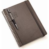 Gıpta 2024 409-EXK Elite Diary 17 x 24 cm Spiralli Termo Deri Kapak Günlük Krem Ajanda