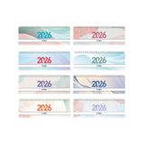 Gıpta 2026 Spiralli Masa Takvimi 12x33 Cm 1 ADET